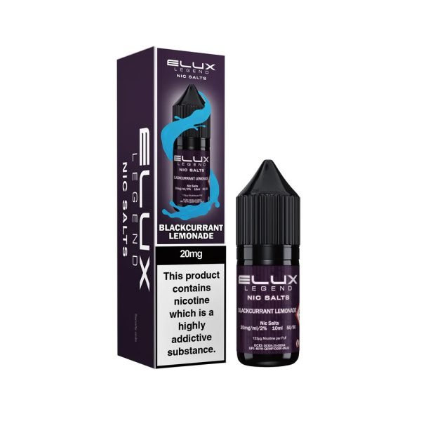 Elux Legend Nic Salts Blackcurrant Lemonade Elux Legend Nic Salts Blackcurrant Lemonade