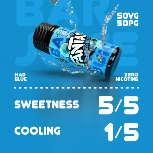 Fantasi Bar Juice Mad Blue Shortfill