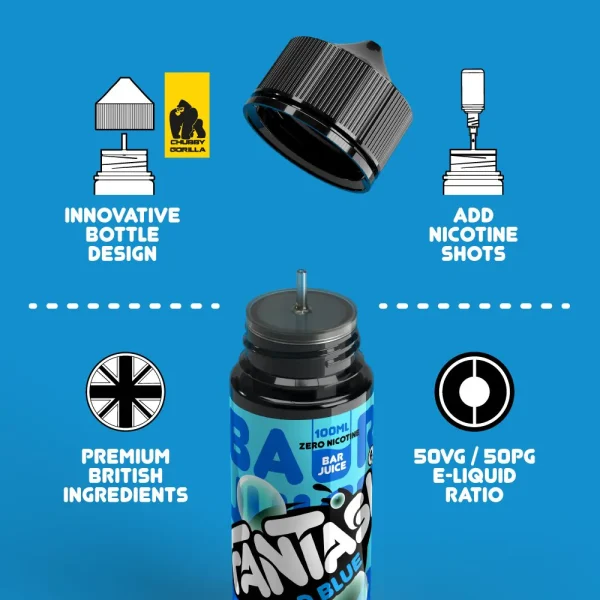 Fantasi Bar Juice Mad Blue Shortfill
