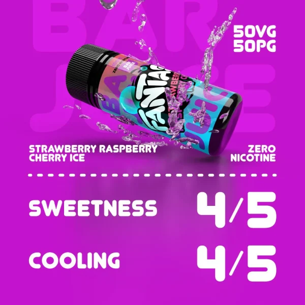 Fantasi Bar juice Strawberry Raspberry Cherry Ice Shortfill Fantasi Bar Juice Fantasi Fantasi Strawberry Raspberry Cherry Ice Shortfill