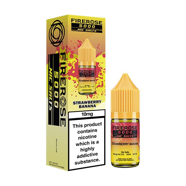 Firerose 5000 Nic Salts Strawberry Banana