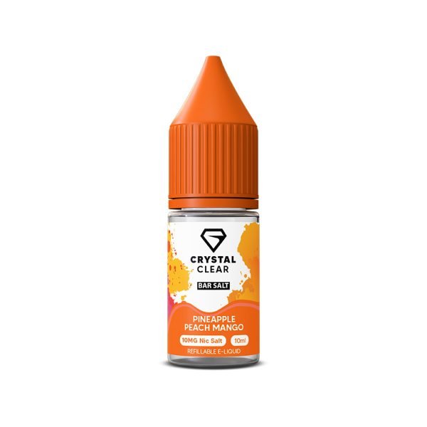 Crystal Clear E-Liquid Pineapple Peach Mango Crystal Clear E-Liquid Pineapple Peach Mango