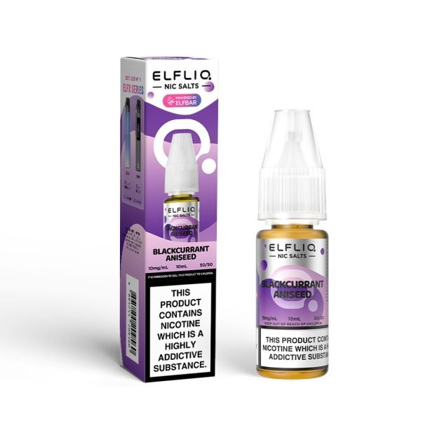 ElfLiq Nic Salts Blackcurrant Aniseed