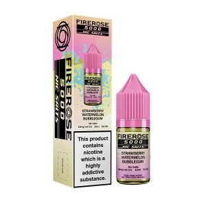 Firerose 5000 Nic Salts Strawberry Watermelon Bubblegum