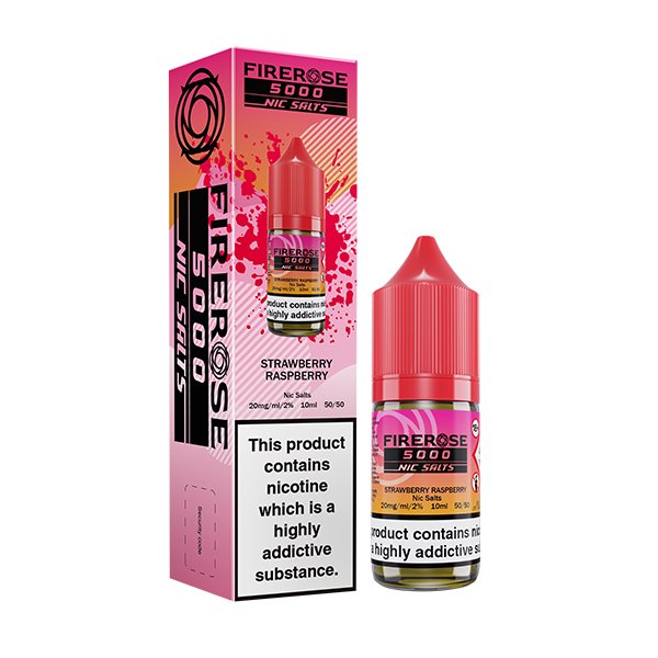 Firerose 5000 Nic Salts Strawberry Raspberry