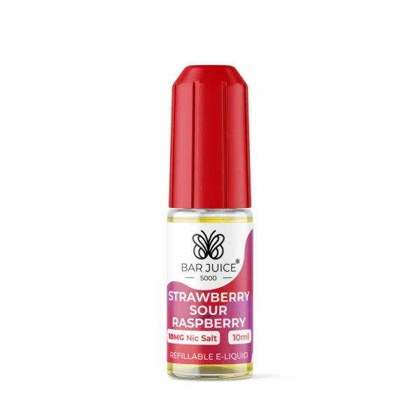 Bar Juice 5000 Nic Salt Strawberry Sour Raspberry Bar Juice 5000 Nic Salt Strawberry Sour Raspberry