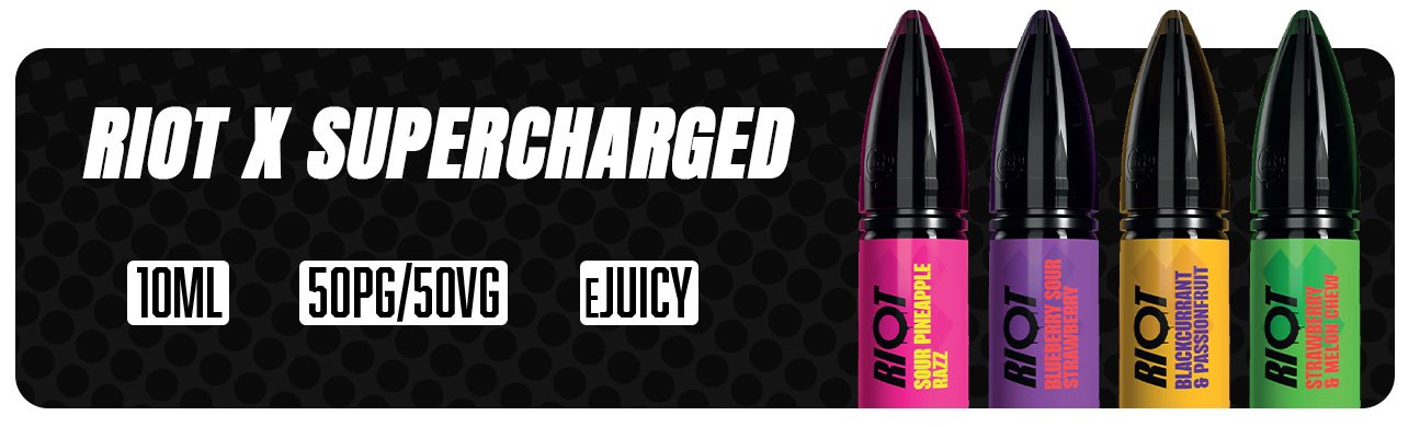 Riot X Nic Salts Supercharged Sour Pineapple Razz