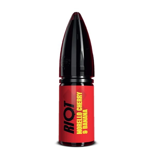 Riot X Nic Salts Supercharged Morello Cherry Banana