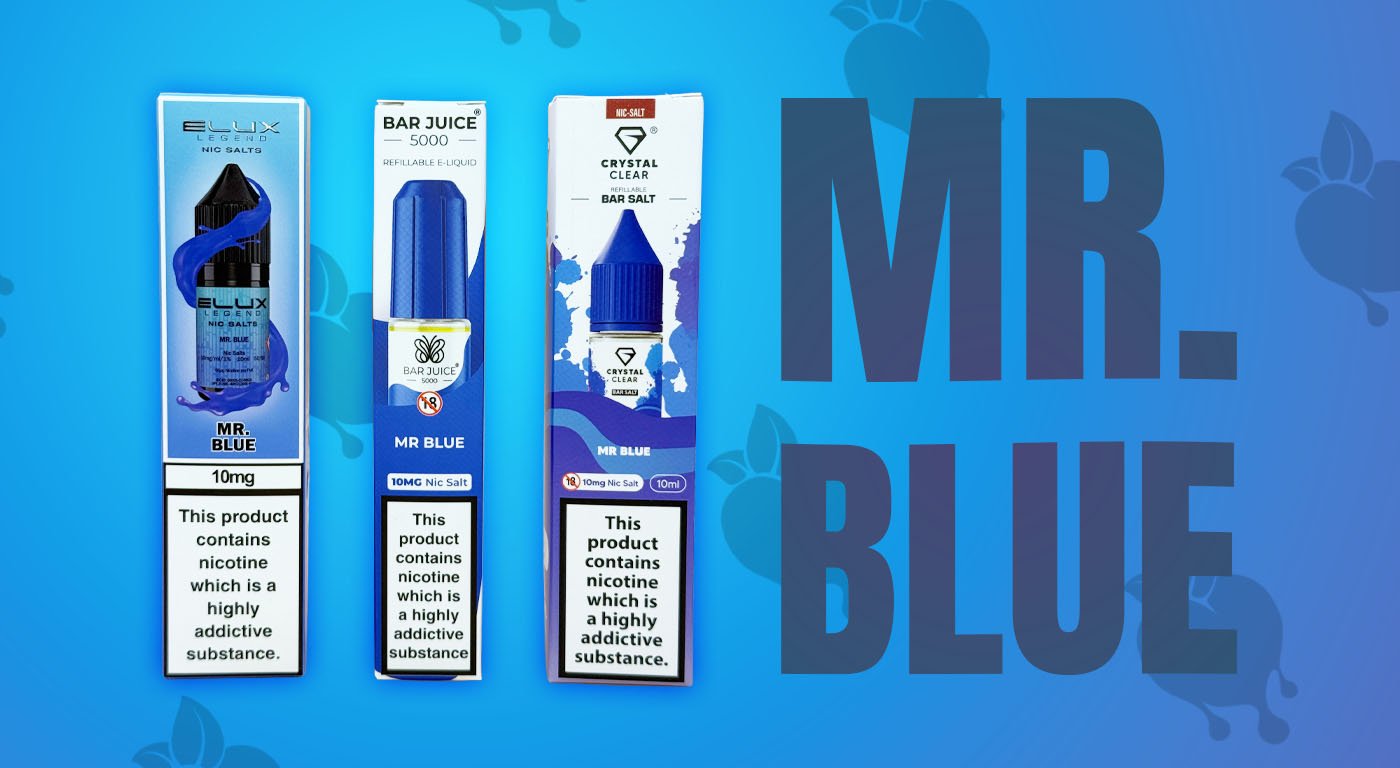Mr Blue nic salt showdown - 3 brands compared