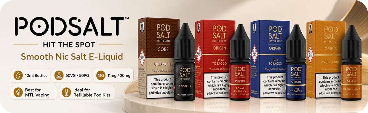 Pod Salt Origin Royal Tobacco Nicotine Salt