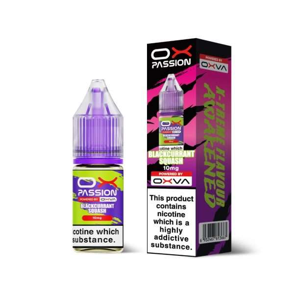 Blackcurrant Squash OX Passion Nic Salt by OXVA
